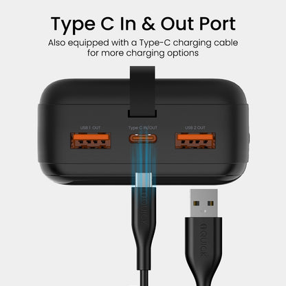 POWER SQUARE 0 Digital Display Power Bank 30000mAh 22.5W