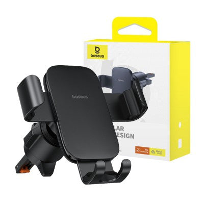 Metal Age 3 Gravity Car Mount – Air Vent Phone Holder (Model C40467600111-01, Black)
