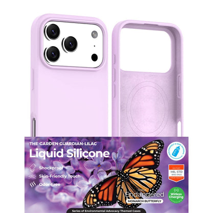 Liquid Silicone Case Cover with Magnetic Ring – For iPhone 17 Pro Max
