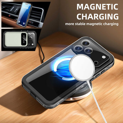 Dot+ IP68 Waterproof Case Cover with Magnetic Ring for iPhone 17 Pro Max