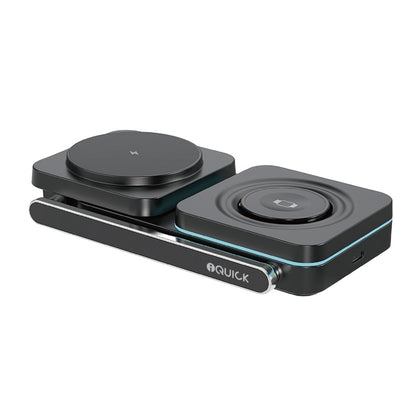 Twig T6 3-in-1 Foldable Wireless Charger Stand – Fast Wireless Charging for Apple Watch, iPhone & All Qi Devices