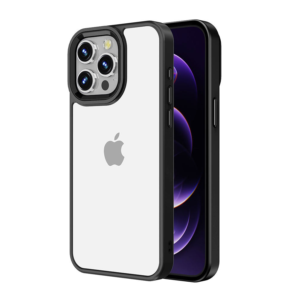 Metal Camera Lens Transparent Shockproof Case Cover – For iPhone 15