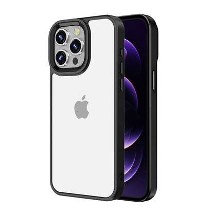 Metal Camera Lens Transparent Shockproof Case Cover – For iPhone 15
