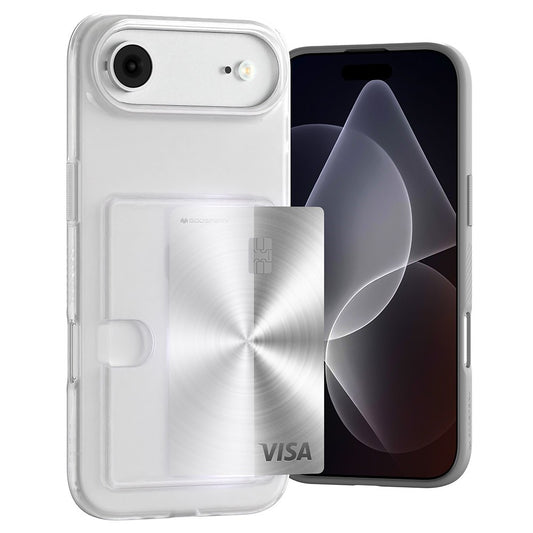 Goospery Rail 2 Card Holder Case Cover – Slim Wallet Design with Slide Card Slot for iPhone Air