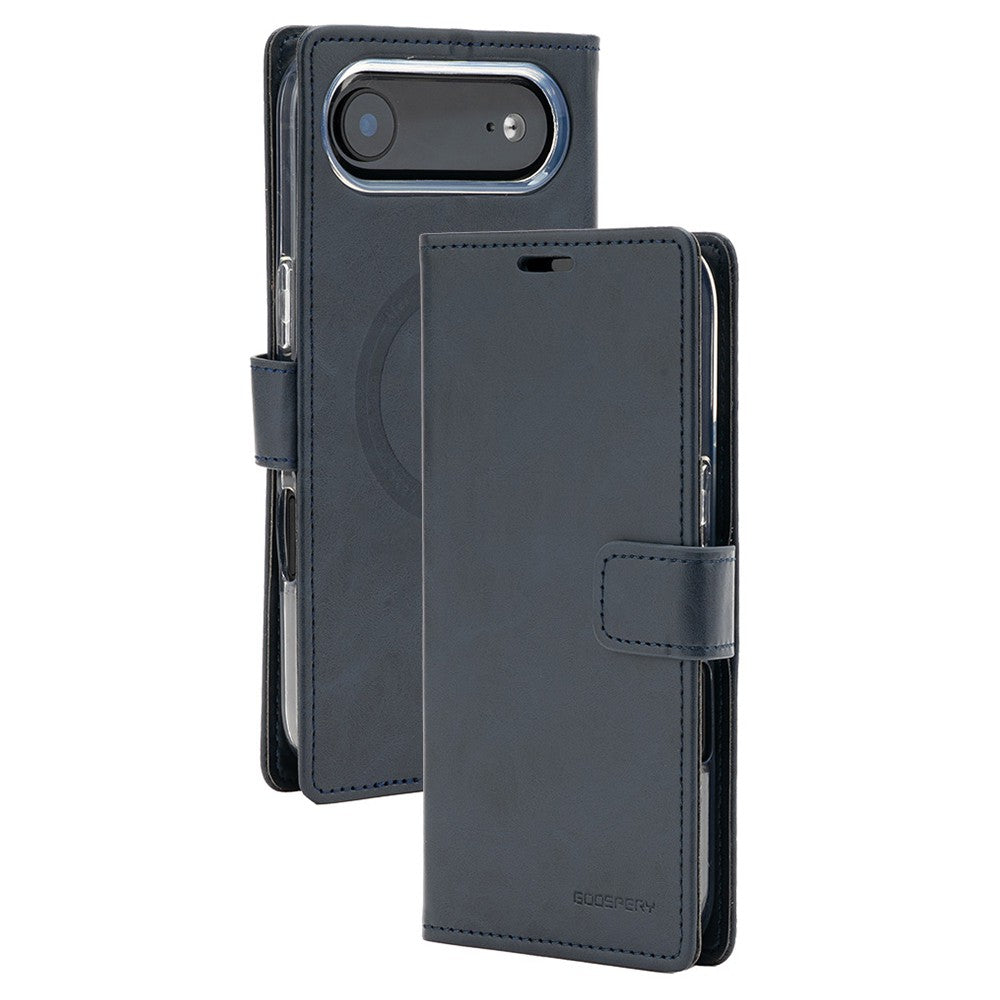 Blue Moon Diary Case with Magnetic Ring – Premium Wallet Style Cover for iPhone Air