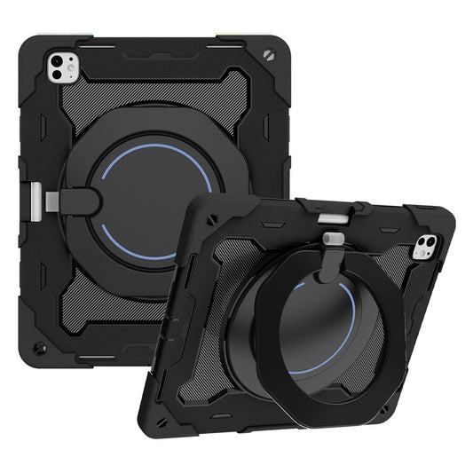 Armor Shockproof Handle Ring Rotation Case Cover for iPad Pro 13″ (2024)