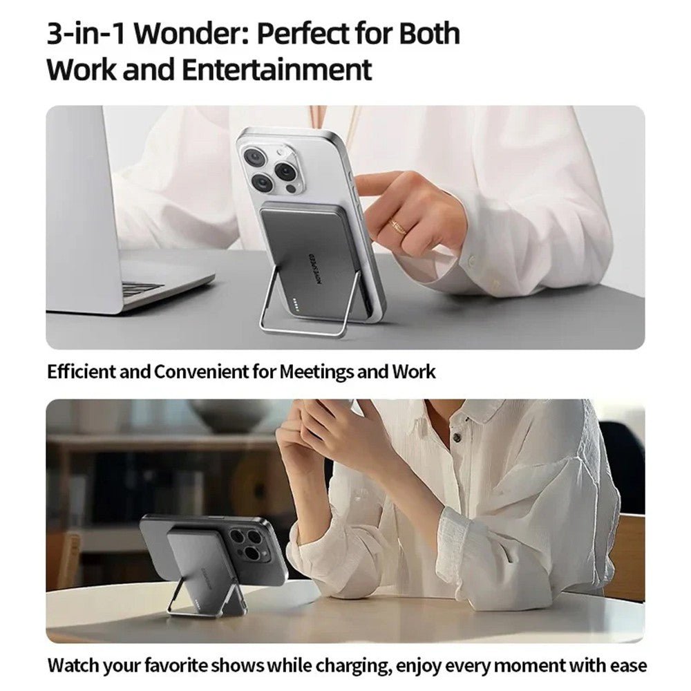 YSPBS05Pro Wireless Power Bank 5000mAh with Foldable Stand – CCC Certified Fast Charging Portable Charger