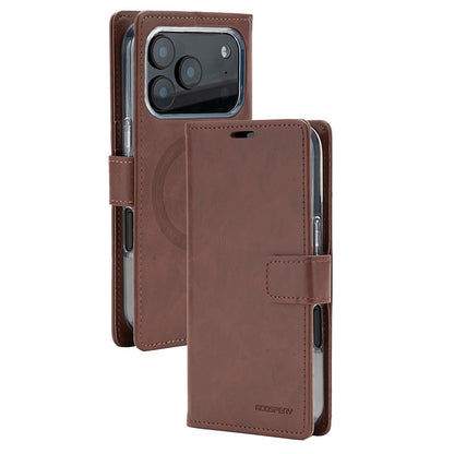 Mercury Blue Moon Diary Case with Magnetic Ring for iPhone 17 Pro Max
