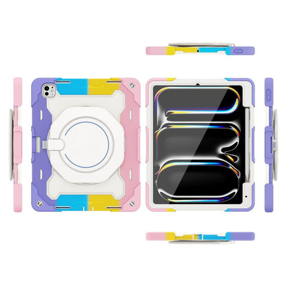 Armor Shockproof Handle Ring Rotation Case Cover for iPad Pro 13″ (2024)