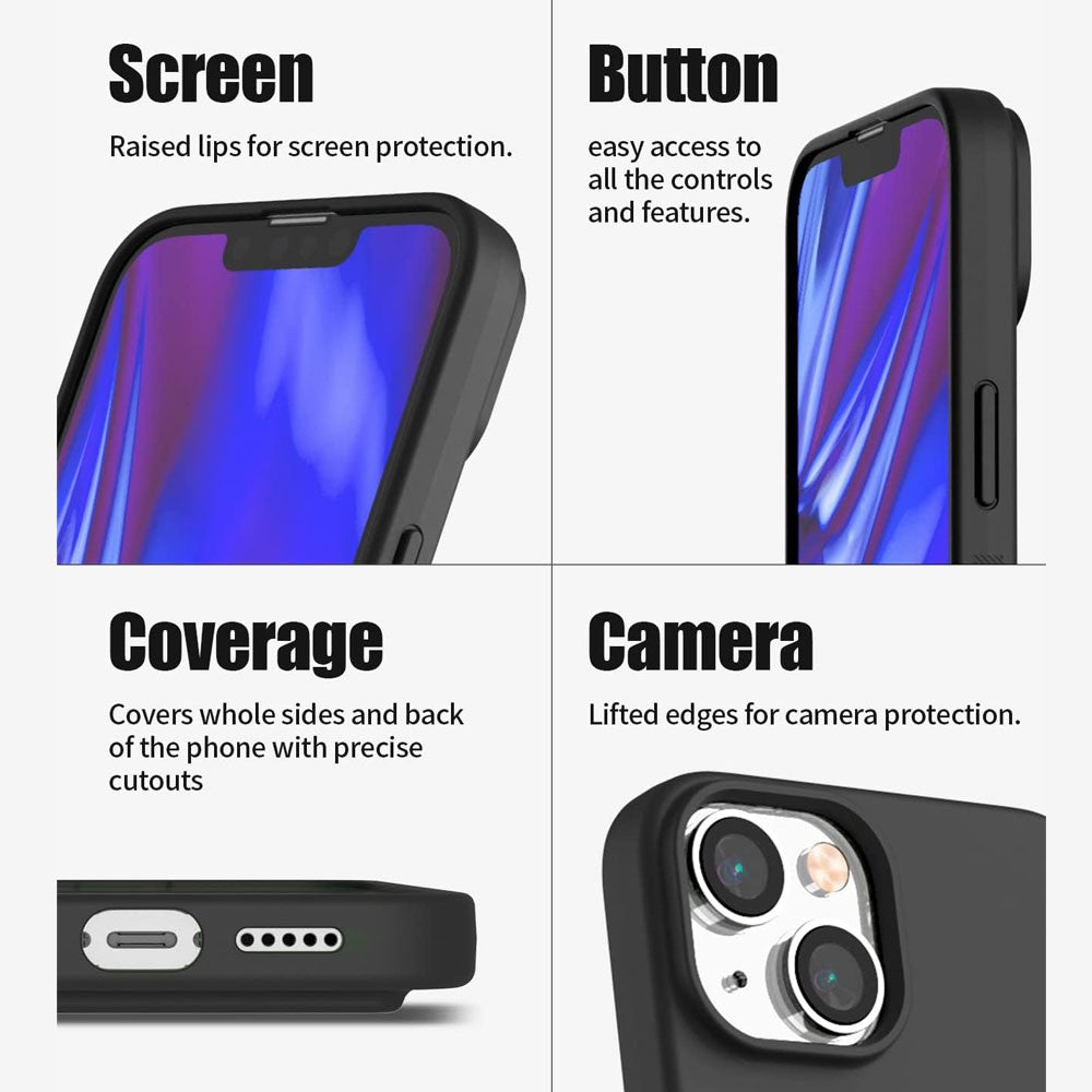 Goospery Rail 2 Card Holder Case Cover – Slim Wallet Design with Slide Card Slot for iPhone Air