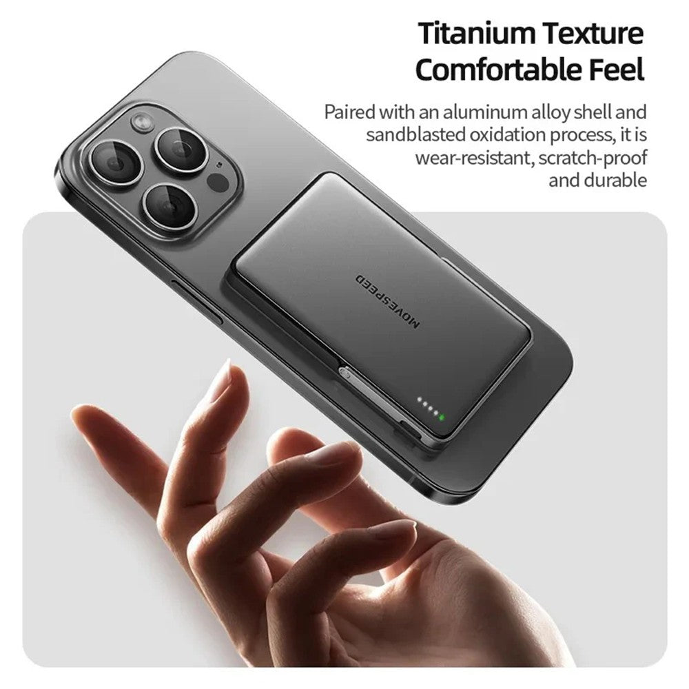 YSPBS05Pro Wireless Power Bank 5000mAh with Foldable Stand – CCC Certified Fast Charging Portable Charger