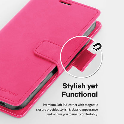 Mercury Blue Moon Diary Case with Magnetic Ring for iPhone 17 Pro Max