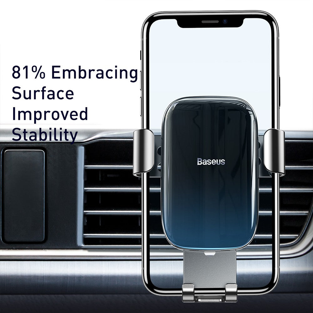 Glaze Gravity Car Mount Phone Holder – Air Vent Mount, One-Hand Operation