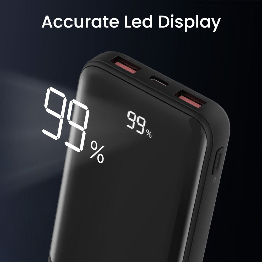 POWER SQUARE 0 – 10000mAh 22.5W Digital Display Power Bank