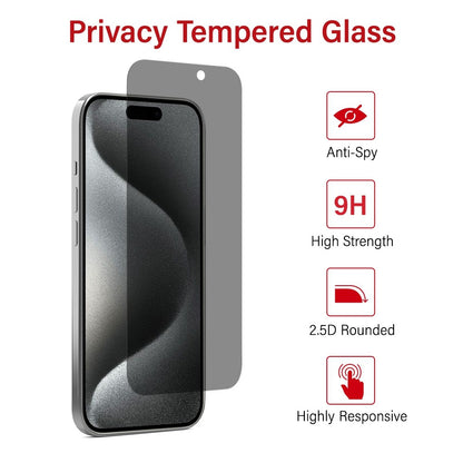 Privacy Tempered Glass Screen Protector for iPhone Air