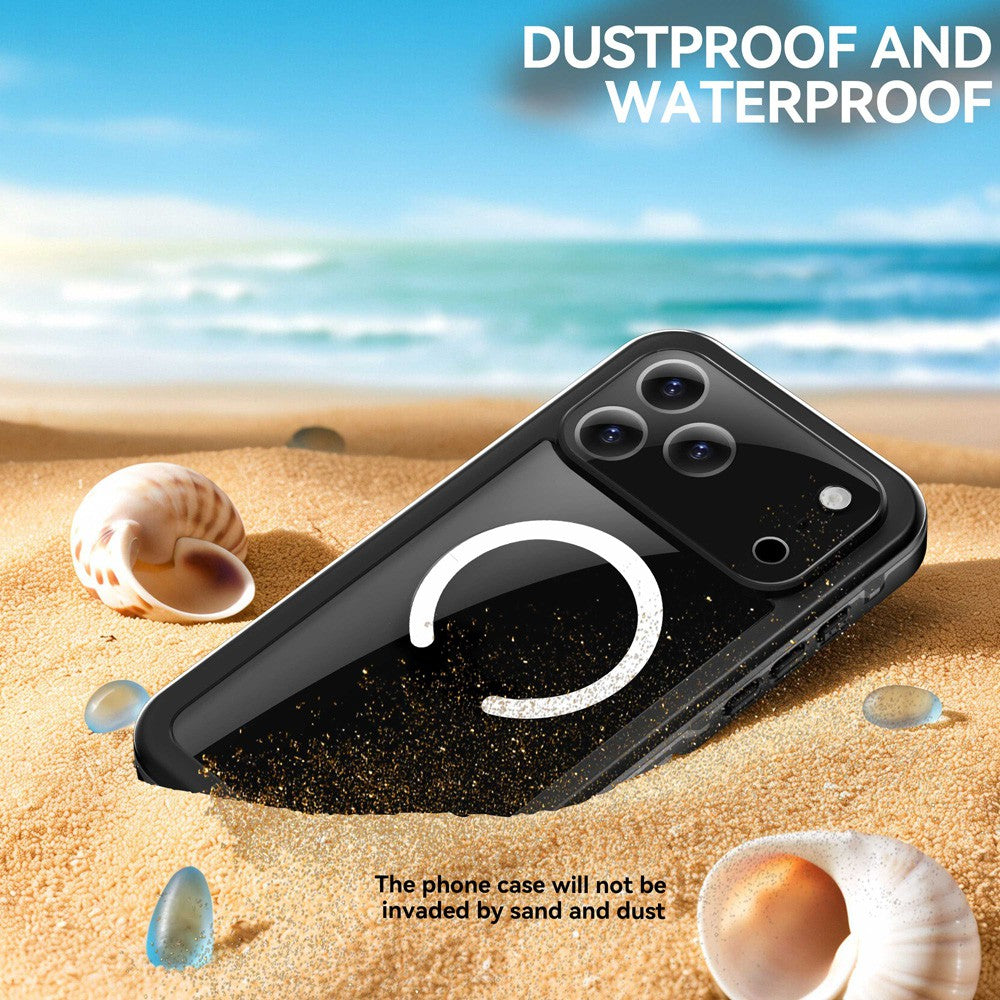 Dot+ IP68 Waterproof Case Cover with Magnetic Ring for iPhone 17 Pro Max