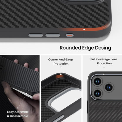 Armor Xtreme Soft TPU + 1500D Kevlar Case Cover with Magnetic Ring – Shockproof Protection for iPhone Air