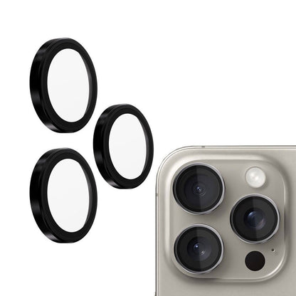 Camera Lens Protector for iPhone 16 Pro / iPhone 16 Pro Max / iPhone 14 Pro / iPhone 14 Pro Max - Black