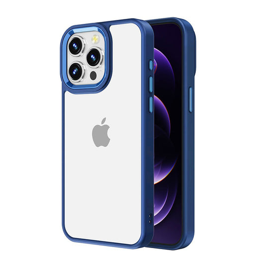 Metal Camera Lens Transparent Shockproof Case Cover – For iPhone 15