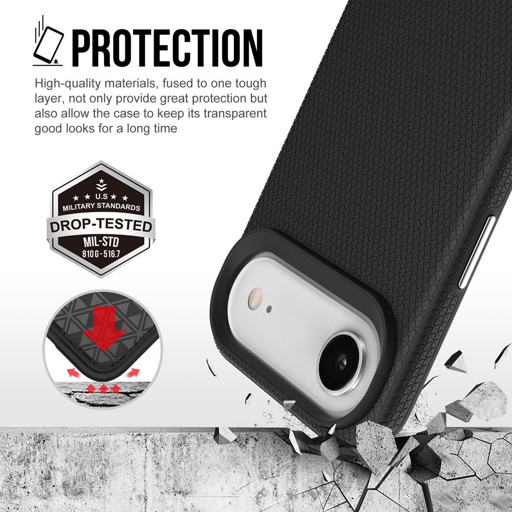 Rugged Shockproof Case Cover with Magnetic Ring – Heavy-Duty Protection & Kickstand for iPhone Air