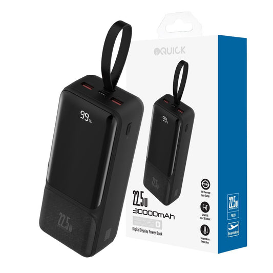 POWER SQUARE 0 Digital Display Power Bank 30000mAh 22.5W