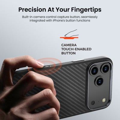 Armor Xtreme Soft TPU + 1500D Kevlar Case with MagSafe for iPhone 17 Pro Max – Shockproof Magnetic Protective Cover