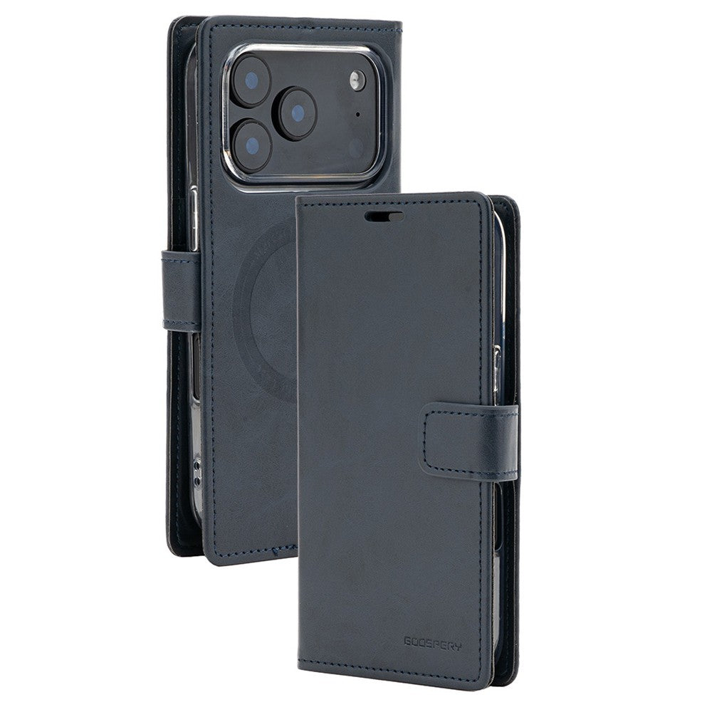 Mercury Blue Moon Diary Case with Magnetic Ring for iPhone 17 Pro Max