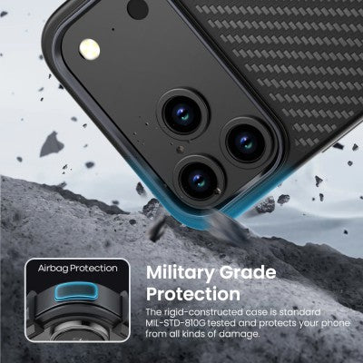 Armor Xtreme Soft TPU + 1500D Kevlar Case with MagSafe for iPhone 17 Pro Max – Shockproof Magnetic Protective Cover