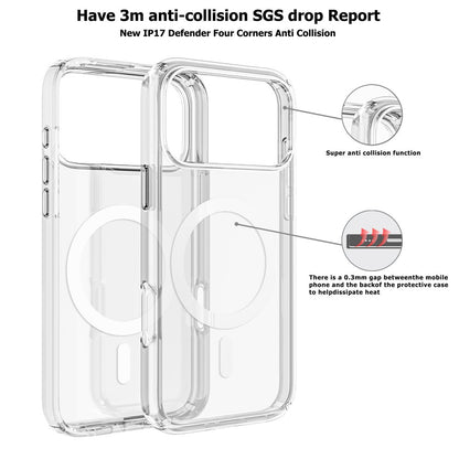 Ultimake Shockproof Transparent Magsafe Case for iPhone 17 Pro