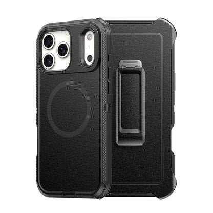 Shockproof Robot Armor Hard Plastic Belt Clip Case Cover with Magnetic Ring for iPhone 17 Pro Max