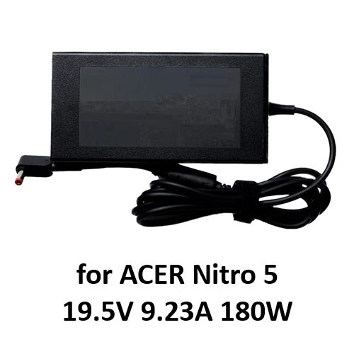 180W 19.5V 9.23A AC Power Adapter Charger for Acer Nitro 5 AN515-52 – 5.5×1.7mm High-Power Tip