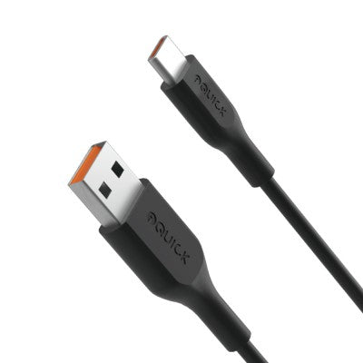 PVC USB-A to USB-C Fast Charging Cable – 0.3M