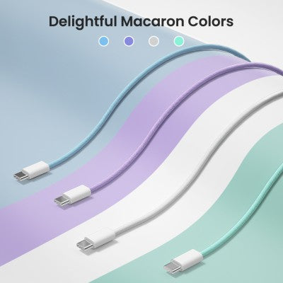 Type-C to Type-C Charging & Data Sync Cable – Fast Charge, USB-C PD, Compatible with iPhone 15 / 16 / 17 Series