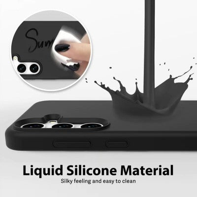 Liquid Silicone Case for Samsung Galaxy A16 5G - Black