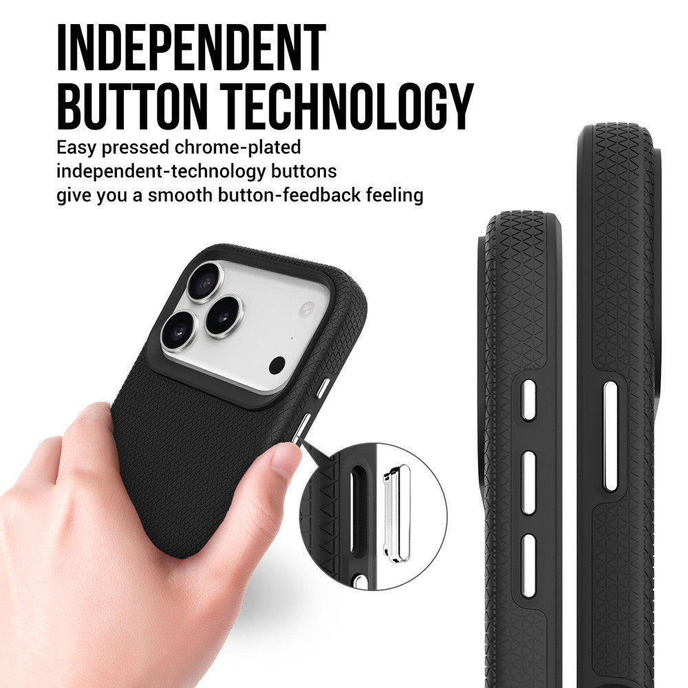Rugged Shockproof Case Cover with Magnetic Ring for iPhone 17 Pro Max