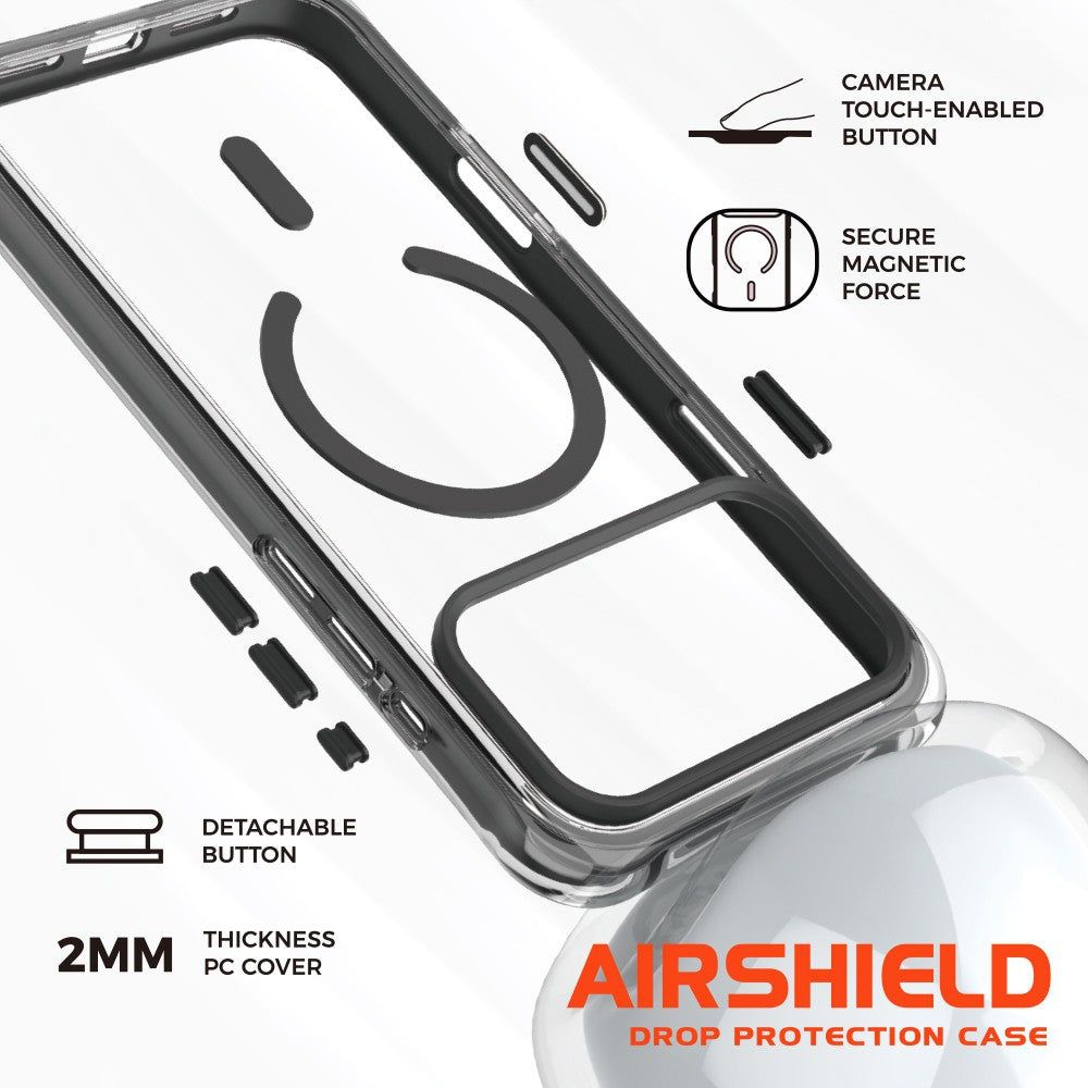 Airshield Drop Protection Transparent Case Cover – For iPhone 17 Pro Max