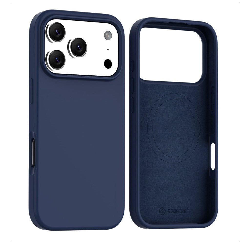 Liquid Silicone Case Cover with Magnetic Ring – For iPhone 17 Pro Max