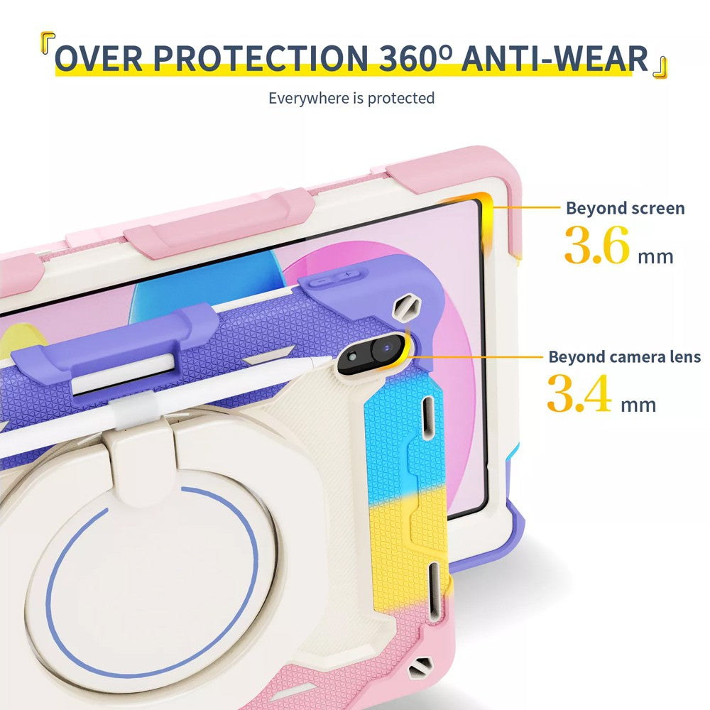 Armor Shockproof Handle Ring Rotation Case Cover for iPad Pro 13″ (2024)