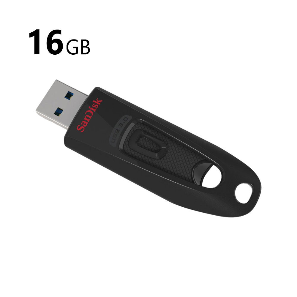SanDisk Ultra USB 3.0 Flash Drive – 16GB / 32GB / 64GB / 128GB High-Speed USB Memory Stick