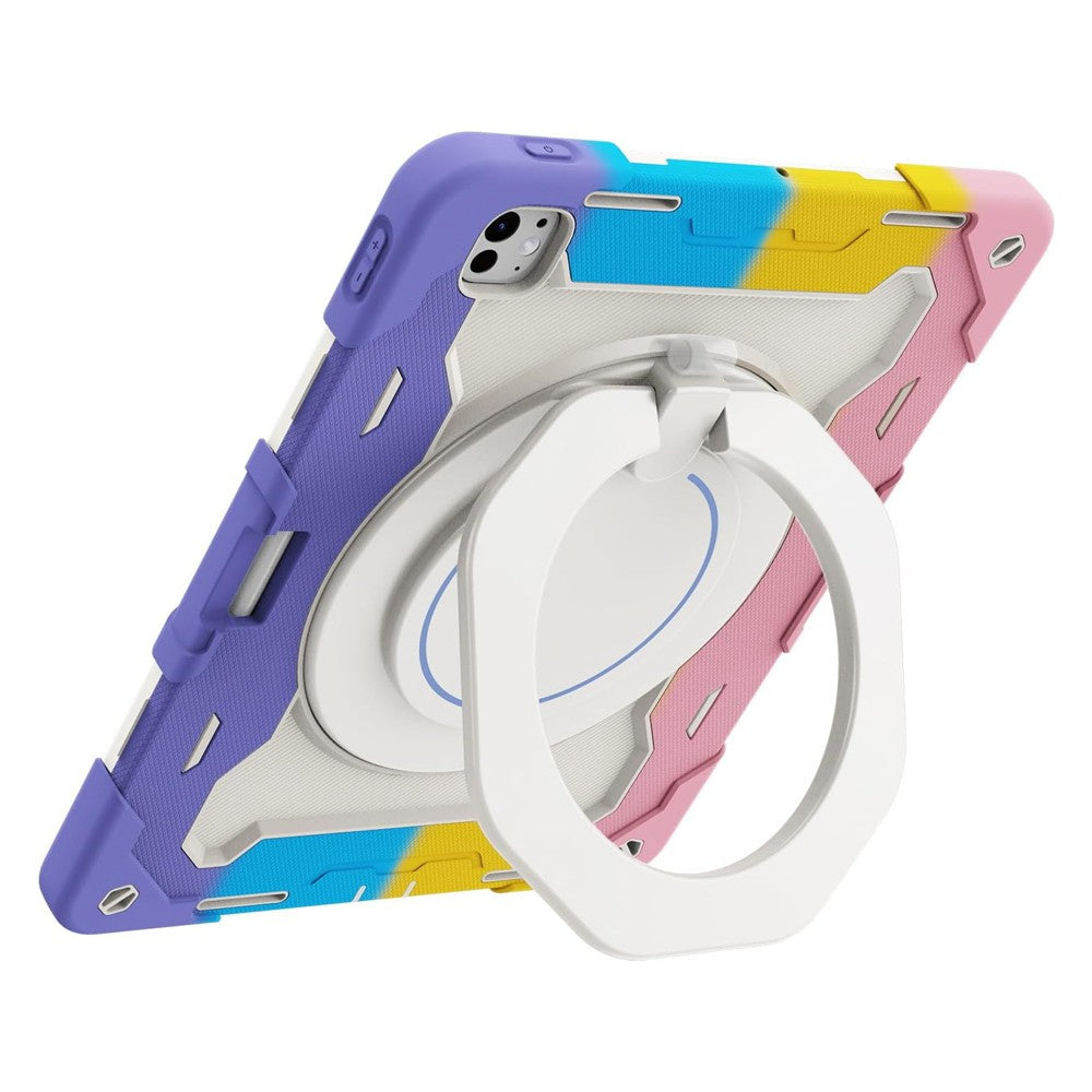 Armor Shockproof Handle Ring Rotation Case Cover for iPad Pro 13″ (2024)
