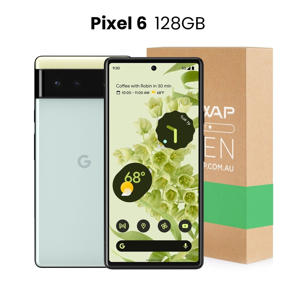 Google Pixel 6 128GB - Pre-Owned Grade B+ (Excellent) - Stormy Black