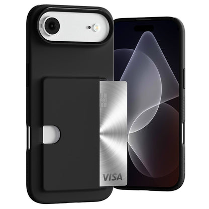 Goospery Rail 2 Card Holder Case Cover – Slim Wallet Design with Slide Card Slot for iPhone Air