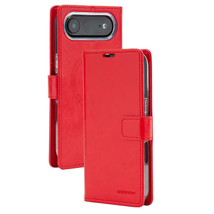 Blue Moon Diary Case with Magnetic Ring – Premium Wallet Style Cover for iPhone Air