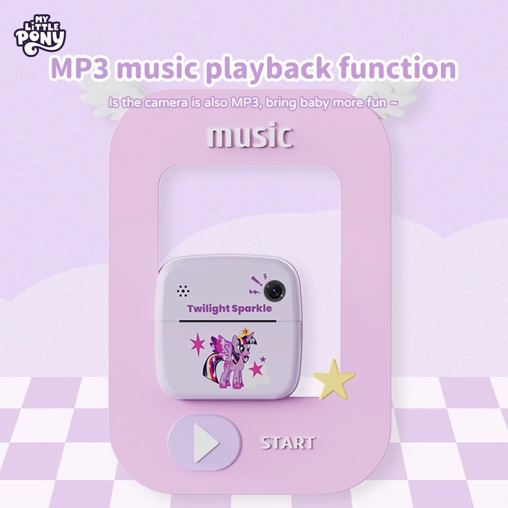 My Little Pony Rainbow Vibe Series – Kids Digital Camera with Games, Filters & Stickers | Children’s Shockproof HD Camera