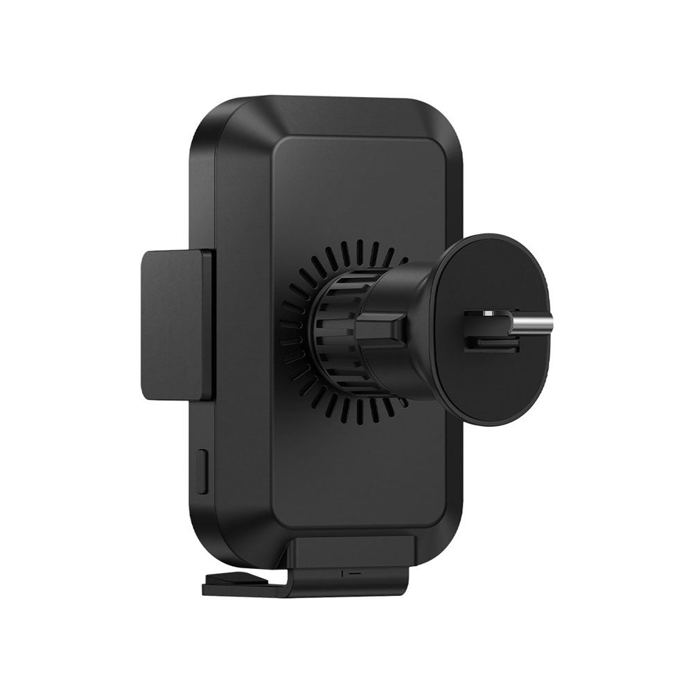 Baseus Halo Car Phone Holder with 15W Induction Wireless Charger – Air Vent Mount, Auto Alignment (SUDD000001, Black)