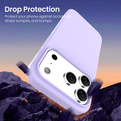 Liquid Silicone Case Cover with Magnetic Ring – For iPhone 17 Pro Max