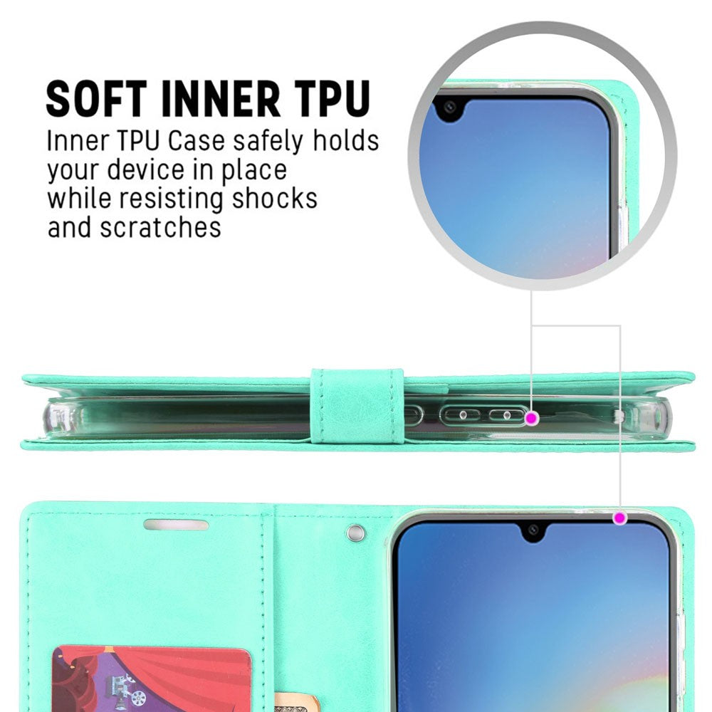 Blue Moon Diary Cover Case for Samsung Galaxy A35 5G