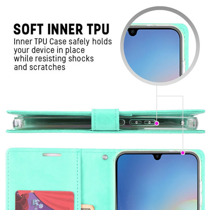 Blue Moon Diary Cover Case for Samsung Galaxy A35 5G