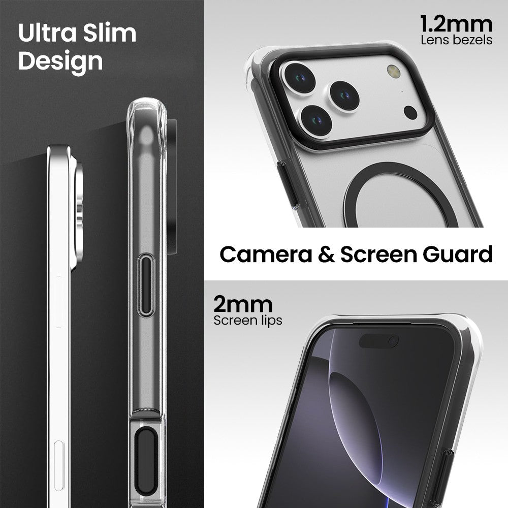 Airshield Drop Protection Transparent Case Cover – For iPhone 17 Pro Max