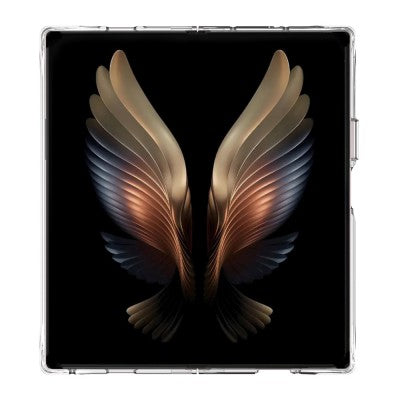 Crystal Clear Transparent Case Cover with Magnetic Ring for Samsung Galaxy Z Fold 7 – Shockproof Slim TPU Magnetic Clear Cover